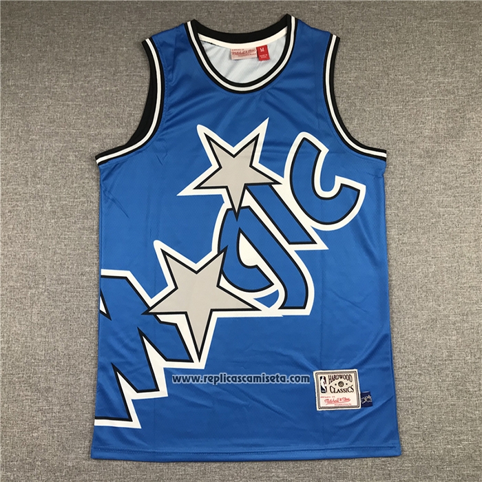 Camiseta Orlando Magic Tracy Mcgrady #1 Mitchell & Ness Big Face Azul